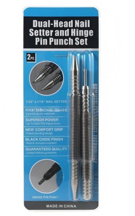 أداة ثقب المسامير الزنبركية ذات الرأسين